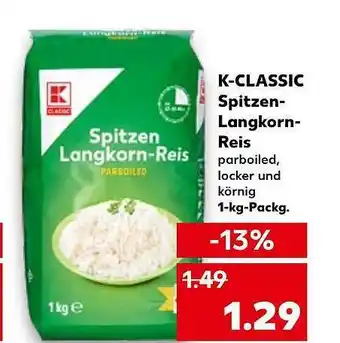 Kaufland K-classic spitzen-langkorn-reis Angebot