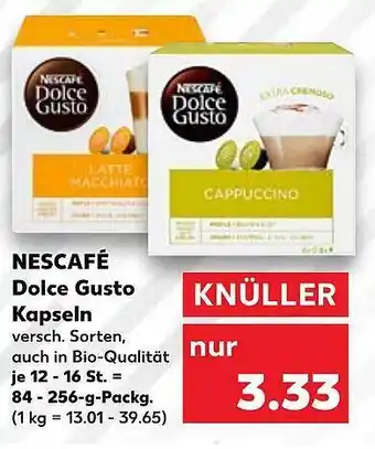 Kaufland Nescaf dolce gusto kapseln Angebot