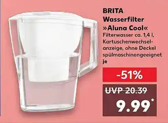 Kaufland Brita wasserfilter „aluna cool“ Angebot