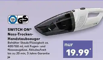Kaufland Switch on nass-trocken-handstaubsauger Angebot