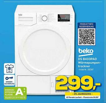 Euronics Berlet Beko Ds 8433pao Wärmepumpen-trockner Angebot