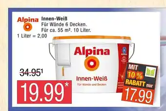 Marktkauf Alpina innen-weiß Angebot