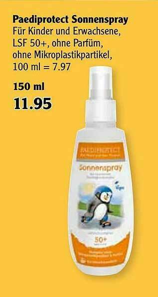 Globus Paediprotect Sonnenspray Angebot