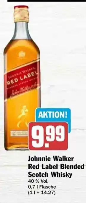 dodenhof Johnnie walker red label blended scotch whisky Angebot