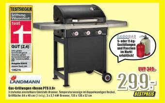 B1 Discount Baumarkt Landmann Gas-grillwagen „rexon Pts 3.0” Angebot