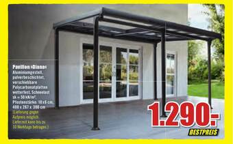 B1 Discount Baumarkt Pavillon „diana” Angebot