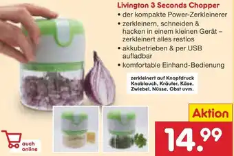 Netto Marken-Discount Livington 3 Seconds Chopper Angebot