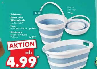 Kaufland Faltbarer Eimer Oder Wäschekorb Angebot