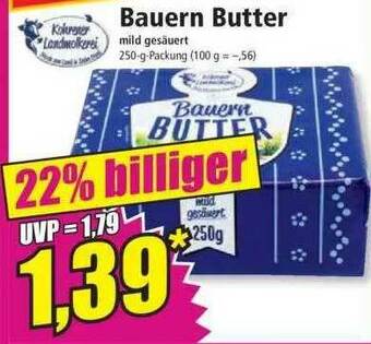 Norma Bauern Butter Angebot