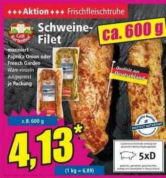 Norma Schweinefilet Angebot