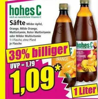 Norma Hohes C Säfte Angebot