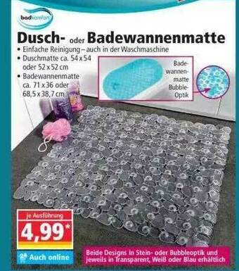 Norma Dusch- Oder Badewannenmatte Angebot