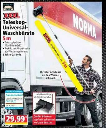 Norma XXXL Teleskop-universal-waschbürste Angebot