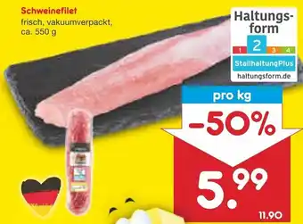 Netto Marken-Discount Schweinefilet ca. 550 g Angebot