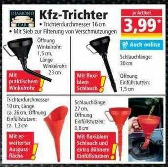 Norma Diamond Car Kfz-trichter Angebot