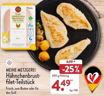 Aldi Nord Meine Metzgerei Hähnchenbrustfilet Teilstück 600 g Packung Angebot