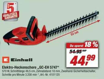 toom Baumarkt Einhell Elektro Heckenschere Angebot