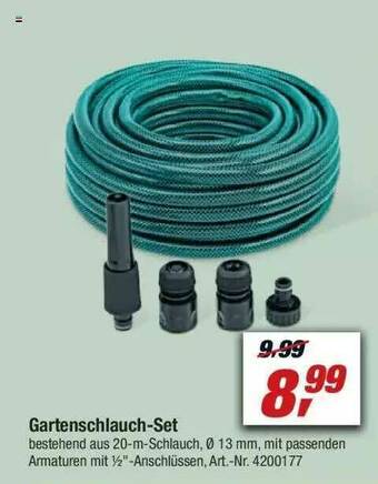 toom Baumarkt Gartenschlauch Set Angebot