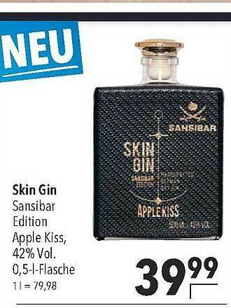 CITTI Markt Skin Gin Sansibar Edition Apple Kiss Angebot