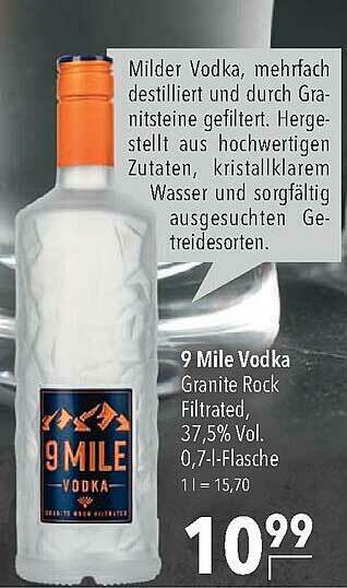 CITTI Markt 9 Mile Vodka Angebot