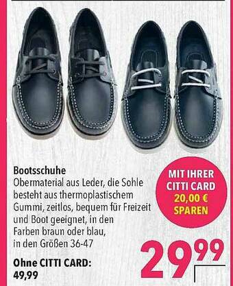 CITTI Markt Bootschuhe Angebot