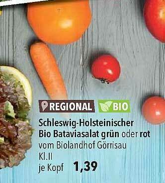 CITTI Markt Schleswig-holsteinischer Bio Bataviasalat Grün Oder Rot Angebot