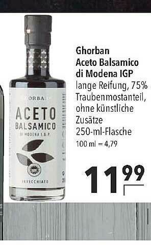 CITTI Markt Ghorban Aceto Balsamico Di Modena Igp Angebot