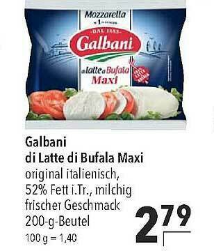 CITTI Markt Galbani Di Latte Di Bufala Maxi Angebot