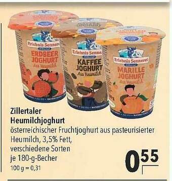 CITTI Markt Zillertaler Heumilchjoghurt Angebot