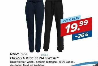 Hervis Onlyplay Freizeithose Elina Sweat Angebot