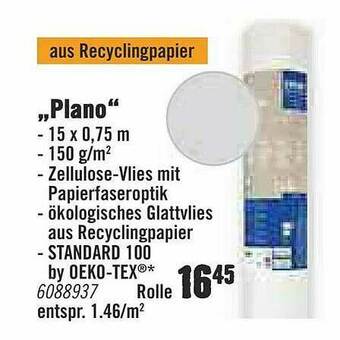 Hornbach „plano” Angebot