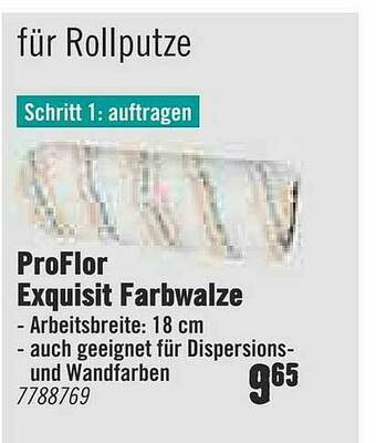 Hornbach Proflor Exquisit Farbwalze Angebot