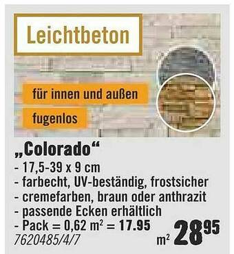 Hornbach „colorado” Angebot