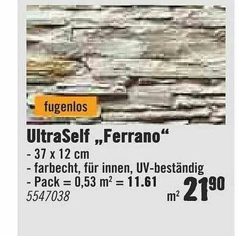 Hornbach Ultraself „ferrano” Angebot