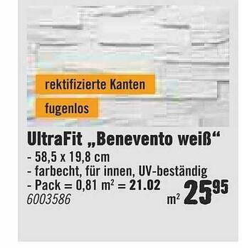 Hornbach Ultrafit „benevento Weiß” Angebot