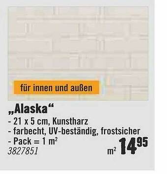 Hornbach „alaska” Angebot