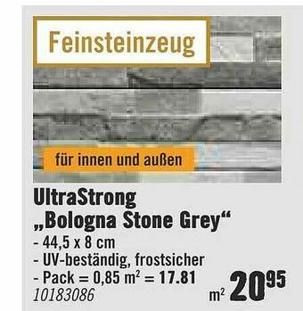 Hornbach Ultrastrong „bologna Stone Grey” Angebot