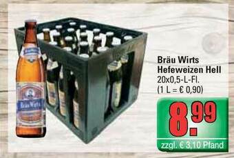 Profi Getränke Bräu Wirts Hefeweizen Hell Angebot