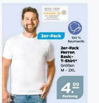 NETTO 2er-pack Herren Basic-t-shirt Angebot