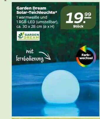 NETTO Garden Dream Solar-teichleuchte Angebot