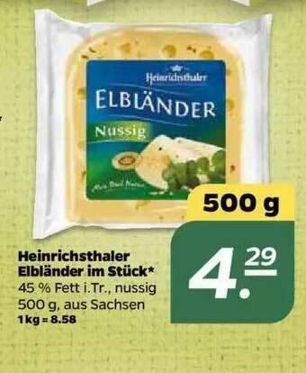 NETTO Heinrichsthaler Elbländer Im Stück Angebot