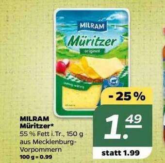 NETTO Milram Müritzer Angebot