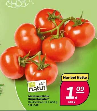 NETTO Maximum Natur Rispentomaten Angebot