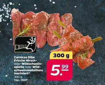 NETTO Carnicas Dibe Frische Hirsch Oder Wildschwein Spieße Oder Wild Schweinmedaillons Mariniert Angebot