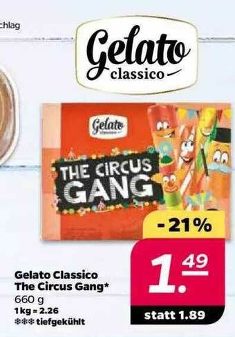 NETTO Gelato Classico The Circus Gang Angebot