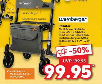 Kaufland Weinberger Rollator Angebot