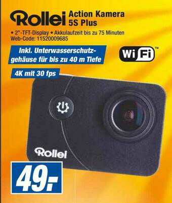 expert Octomedia Rollei Action Kamera 5s Plus Angebot