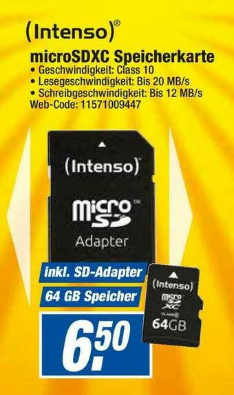 expert Octomedia Intenso Microsdxc Speicherkarte Angebot