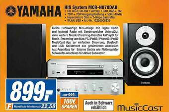 expert Techno Land Yamaha Hifi System Mcr-n870dab Angebot