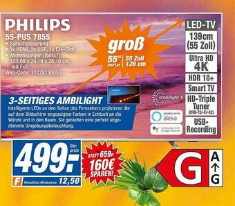 HEM Expert Philips 55-pus 7855 Led-tv Angebot